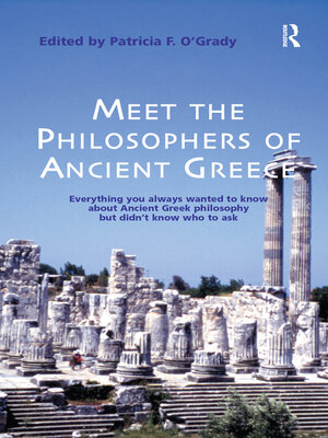 cover image of Meet the Philosophers of Ancient Greece